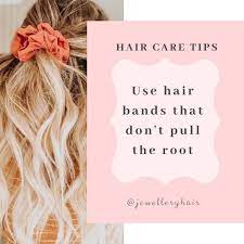 Using A Band Like A Scrunchy Or The Plastic Coil Type Means Your Hair Is Not Pulled At The Root This Makes Sure The Hai Dream Hair Hair Care Routine Hair