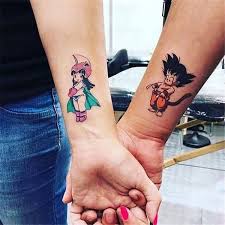 Image about cute in couple avatar by ene hatsune. 60 Meaningful Unique Match Couple Tattoos Ideas Z Tattoo Dragon Ball Tattoo Matching Couple Tattoos