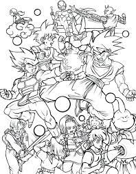 Dragon Ball Z Coloring Pages Free Coloring Sheets Dragon Ball Image Free Coloring Pages Coloring Books