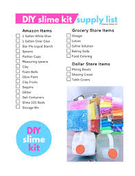 So slime diy shaker kit review in tot easiest factory with surprises basic recipe cards images original stationery ultimate making more mixing shaving com science supplies 24 pieces ozbsp mega for boys girls kids elmer s glue party favor mom endeavors. How To Make Your Own Massive Diy Slime Kit Babble Dabble Do