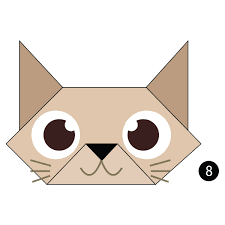 Lessons how to make origami animated origami instructions cat face. How To Make An Easy Origami Cat Face