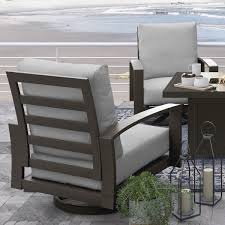 Firefly Cordova Reef Pair Of Swivel Lounge Chairs In Dark Brown Nebraska Furniture Mart Furniture Nebraska Furniture Mart Outdoor Furniture Sets