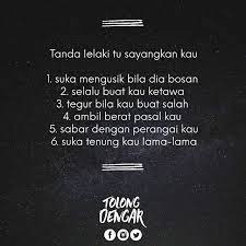Tanda lelaki bosan dengan kita. Tolongdengar On Twitter Betul Ke Tanda Lelaki Sayang Macam Ni Tolongdengar Td Tag Sahabat Anda Https T Co 5nsc2murqq