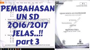 Kunci Jawaban Un Sd 2016 2017 Ilmusosial Id