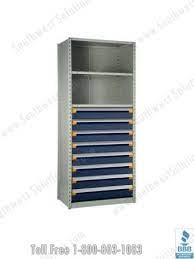 42 and 48 wide 8000 series closed steel shelving; Industrial Shelving Steel Drawers Metal Racks Racking Cabinets