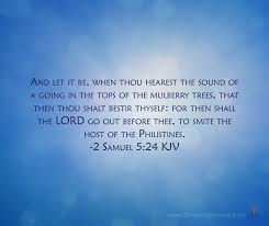 2 Samuel 5 24 King James Version Kjv Scripture Images Scripture