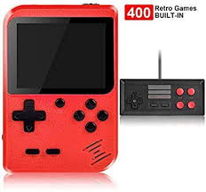 Amazon Com Handheld Game Console Kiztoys Retro Game Console With 400 Classic Handheld Games Supporting 2 Players In 2020 Retro Games Console Retro Gaming Mini Games