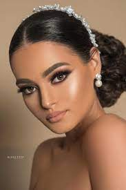 Pin By Sanae Elharrak On Makeup Wedding Hair And Makeup Bridal Hair And Makeup Beach Wedding Makeup