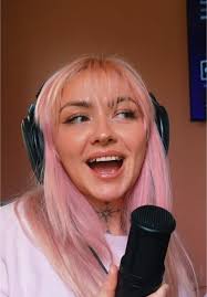 Blond Hippy Girl Who Sings in A Van