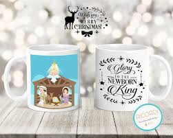 Nativity Mug Holy Family Mug Christmas Mug Manger Mug Etsy Christmas Mugs Mugs Christmas Gifts For Kids