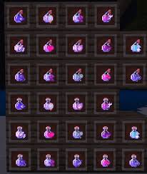 The bottom three spots are reserved for bottles or potions, while the top is reserved for a potion ingredient. Easy Potions Full Release Minecraft Pe Texture Packs