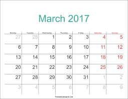 March 2017 Calendar Printable With Holidays Pdf And Jpg November Calendar Calendar Printables Calendar Word