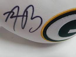 Sold Price Aaron Rodgers Autographed Football With Coa Invalid Date Est