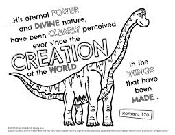 The theme is very suitable for kids because it can build their character later. Brachiosaurus Coloring Page Kids Enjoying Jesus