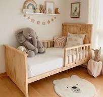 Cama cuna en madera ROBLE ❤️🤱🧑‍🍼👶🤰 todo lo ...