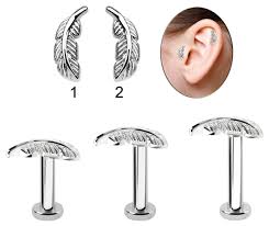 By now you already know that, whatever you are looking for, you're sure to find it on aliexpress. Ohr Piercing Helix Tragus Labret 1 2 Mm Und Feder