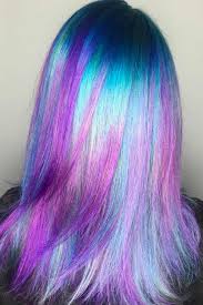 It's difficult for me to find a strand that doesn't end in a split end now, and it takes me double the time to brush out the knotty mess. Fabulous Purple And Blue Hair Styles Lovehairstyles Com