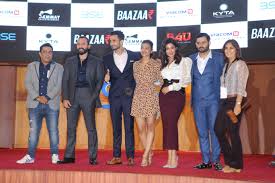 Gauravv K Chawla Saif Ali Khan Chitrangada Singh Radhika Apte Rohan Vinod Mehra At The Trailer Launch Of Film Bazaar At Bombay Stock Exchange In Mumbai On 25th Sept 2018 Rohan