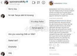 Tidak dinafikan, mereka mempunyai keistimewaan dan kelebihan tersendiri dalam mengenalpasti kesetiaan yang diberikan, sepanjang menjalinkan hubungan bersama. Saya Jujur Tiada Niat Jahat Syazwan Jawab Mesej Nakal Tanya Saiz Bra Sensasi Mstar