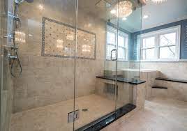 The remodel features a roomy shower stall. Shower Remodel Ideas For Your Next Bathroom Remodel