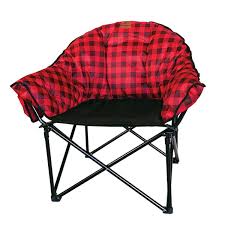 Kuma Lazy Bear Camp Chair Red Black Bear Chair Camping Chairs Camp Furniture