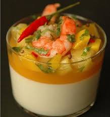 Panna Cotta Salee Lait De Coco Fruits Exotiques Epices Et Crevettes Recettes De Cuisine Odelices Fruits Exotiques Panna Cotta Recettes De Cuisine