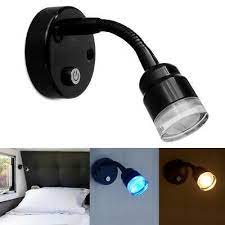 sponsored ebay 12v led bedside reading light table wall lamp rv caravan interior lighting warmw led reading light wall mounted bedside lamp reading light