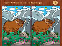 Les deux dessins se ressemblent mais ne sont pas identiques. Jeux Des Differences Jacquote Jeux En Ligne