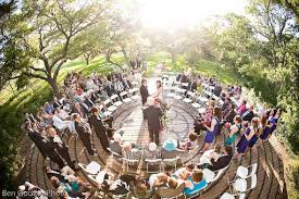 Wedding In The Round Guests Surrounding Instead Of Behind Love The Placeme Circle Wedding Ceremonies Wedding Ceremony Seating Unique Wedding Ceremony Ideas