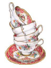 Teacup Stack Floral Png Transparency Overlay For Personal Use Tea Cup Art Tea Cups Tea Illustration