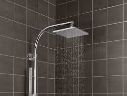 8 Inch Contemporary Square Rain Showerhead 2 5 Gpm K 13695 Kohler Shower Heads Contemporary Shower Home Decor Pictures