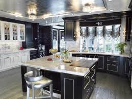 From the glamorous to the contemporary and minimal kitchens in black and white look truly stunning. Black White And Silver Kitchen By St Charles Of New York Small Condo Kitchen Kitchen Inspiration Design Condo Kitchen