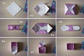 Bricolage facile pour s'amuser et créer avec des enfants des personnages origami rigolos. Un Collier De Pates Pour Maman Tuto Origami Paperblog Tuto Origami Origami Boite Origami Simple