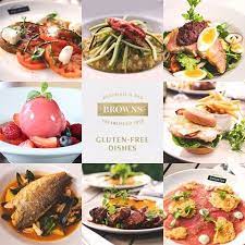 Gluten Free Menu Picture Of Browns Brasserie And Bar Reading Tripadvisor