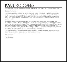 Deck Cadet Cover Letter Sample Cover Letter Templates Examples