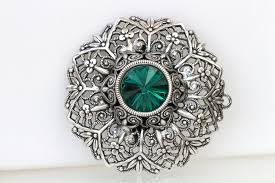 emerald brooches for sale