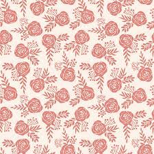 Now our pattern repeats vertically, like a ribbon. Warm Pink Floral Pattern Digital Art By Lauren Ullrich