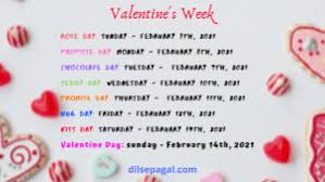 Maybe you would like to learn more about one of these? Valentine Day List 2021 List Of The 7 Days Celebration Before Valentines Day 2015 Valentine S Day 2015 Valentine Day Week Valentines Day Hearts Valentines Valentine S Day Or Saint Valentine S