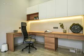 Bedroom study room contemporary minimalistic modern blue brown white. Contemporary Modern Study Room Semi Detached Design Ideas Photos Malaysia Atap Co