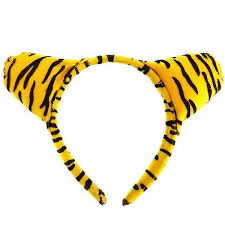 3pcs animal ears headband floppy puppy dog ear hairband animal hair hoop pug pooch ears headwear women girls headpiece hair accessory for holiday easter party halloween. Tiger Print Animal Ears Headband