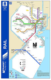 The Rail Map Of New Jersey 1663x2614 Click Here For More Maps Thelandofmaps Tumblr Com Transit Map New Jersey Map