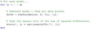 Fast Euclidean Distance Calculation With Matlab Code Chris Mccormick