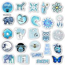Unique aesthetic stickers featuring millions of original designs created and sold by independent artists. Cute Vsco Stickers For Water Bottles 50 Pack Laptop Stickers Trendy Aesthetic Stickers Waterproof Stickers For Guitar Computer Phone Water Bottle Stickers For Vsco Girls Teens Blue Stickers In Oman Whizz Stickers