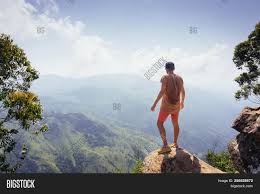 Traveler Man Enjoy Image Photo Free Trial Bigstock