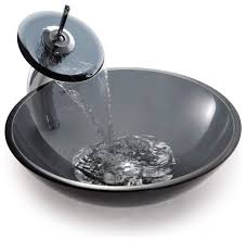 Durable Decorative Glass Vessel Sink By Clare Rich Glass Sink Glass Vessel Sinks Glass Bathroom