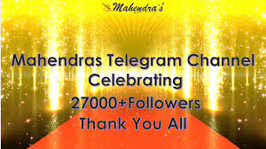 Mahendras Telegram Channel Is Celebrating 27000 Followers Kindly Follow Us For Latest Updates By Clicking On The Link G Unnao Supportive Celebrities