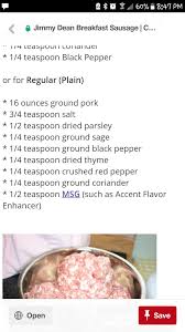 Copy Cat Jimmy Dean Sausage Homemade Sausage Ground Sausage Recipes Jimmy Dean Sausage