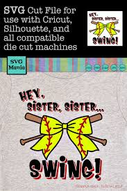 Download Softball Sister Svg File Hey Batter Svg Funny Softball Svg 923692 Cut Files Design Bundles