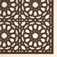 Arabic Lattice Frame - Alhambra Design - 100 cm x 100 cm - Arab Home Decor