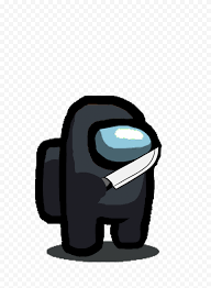 Hd Dark Blue Among Us Game Character Baby On Head Png Game Character Png Dark Blue